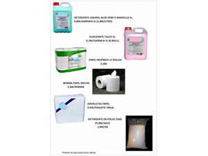 Oferta productos limpieza Rotil