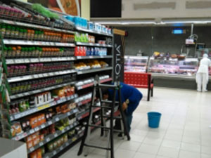 Limpieza y desinfección Supermercado Eroski Vigo, Rotil